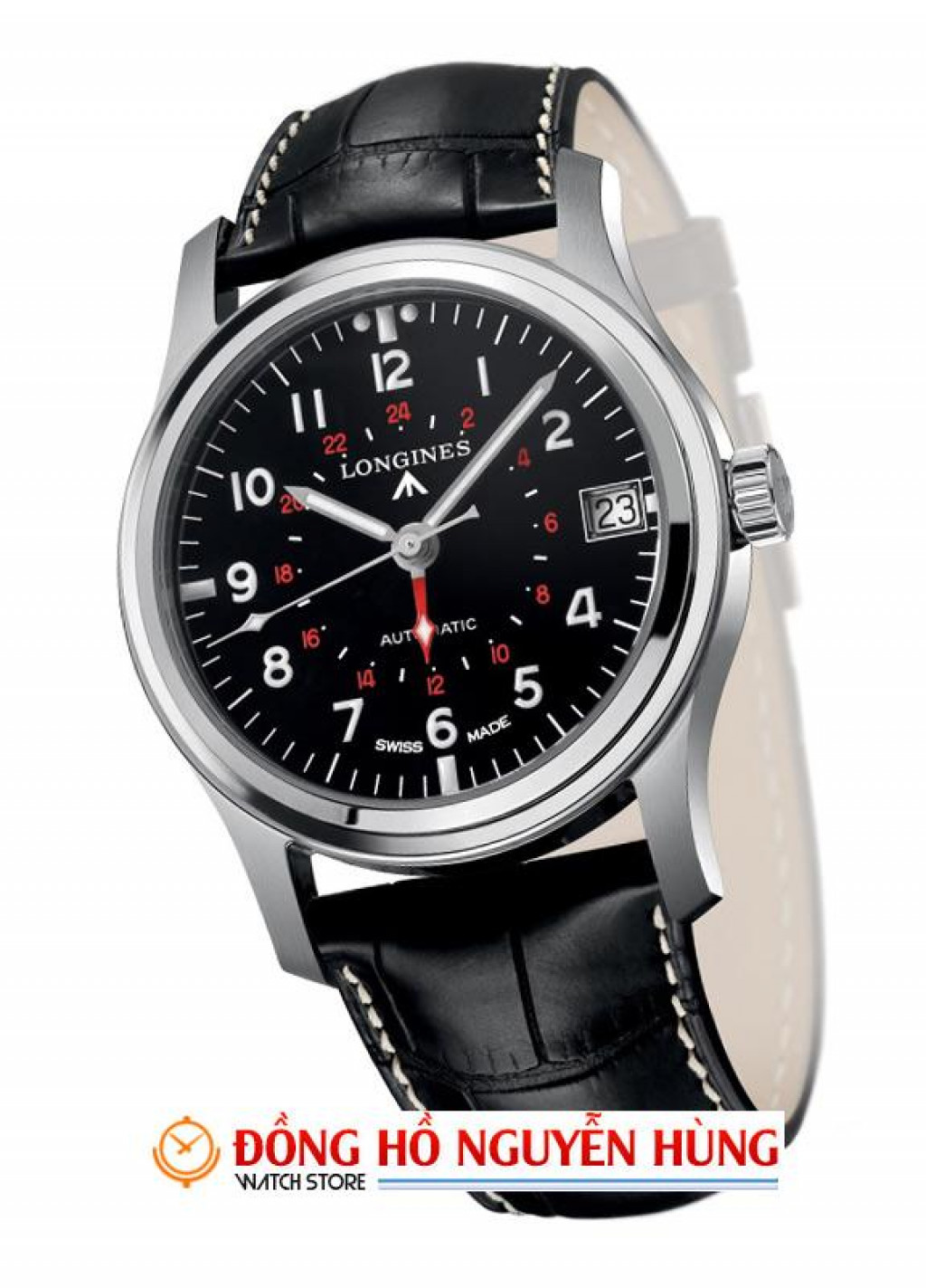 LONGINES HERITAGE AVIGATION GMT AUTOMATIC L2.831.4.53.0 ng h